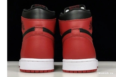JORDAN AIR 1 RETRO “BANNED” RED HIGH OG MENS 0822
